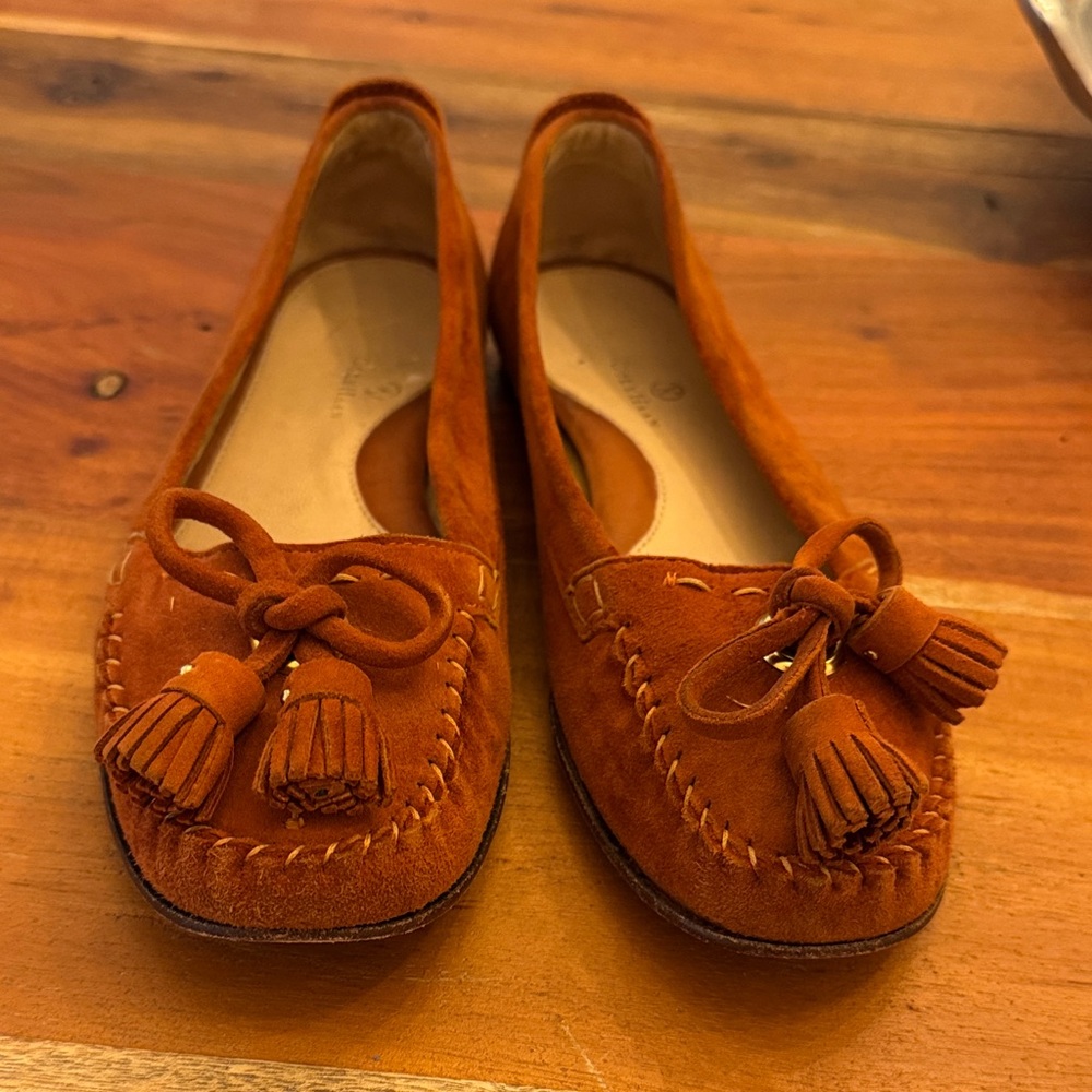 Cole Haan Suede Tassel Loafers